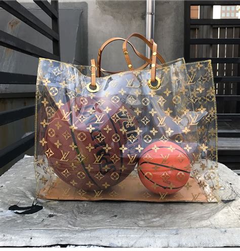 clear lv bag|clear lv tote bag.